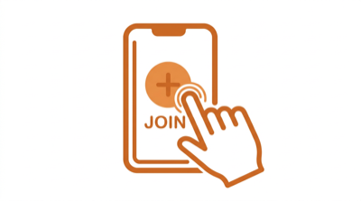 Illustration: friend joins the game with one tap on a phone